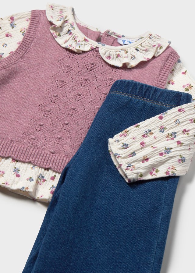 Completo Bimba Gilet 2536 - Coccole e Ricami p.iva IT09642670583