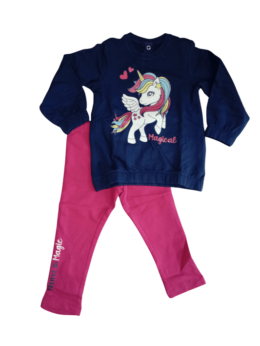 Completo Bimba Unicorno 11800 - Coccole e Ricami p.iva IT09642670583