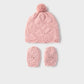 Completo cappello e manopole 9121 - Coccole e Ricami
