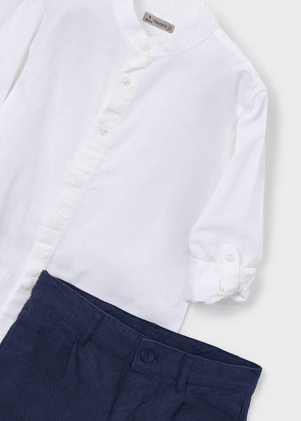 Completo Corto Lino 3216 - Coccole e Ricami p.iva IT09642670583