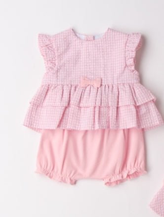 Completo Corto Neonata 4G209 - Coccole e Ricami p.iva IT09642670583