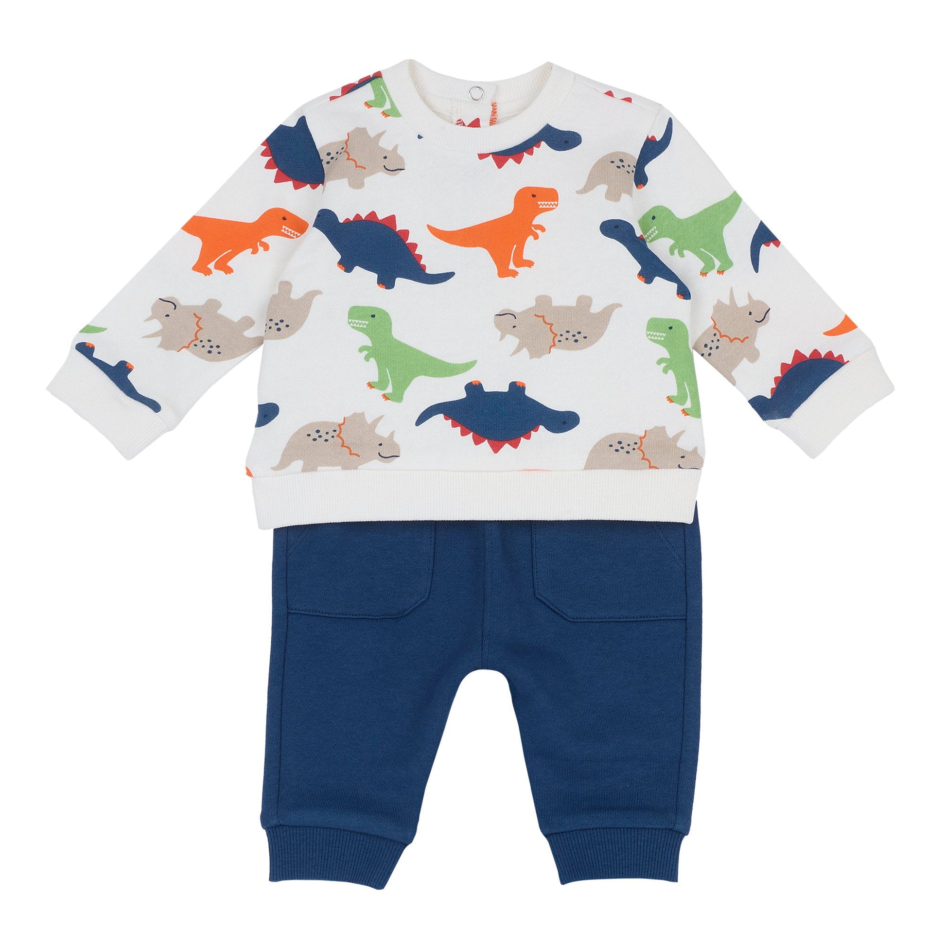 Completo Felpa Dinosauri 102770 - Coccole e Ricami