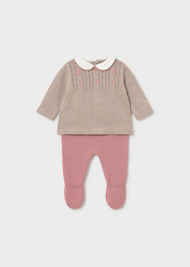 Completo ghettina maglia 2501 - Coccole e Ricami