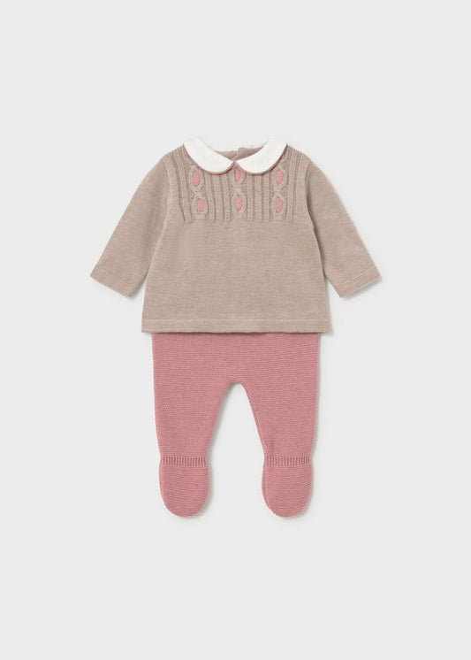 Completo ghettina maglia 2501 - Coccole e Ricami