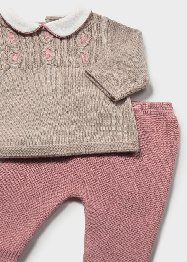 Completo ghettina maglia 2501 - Coccole e Ricami