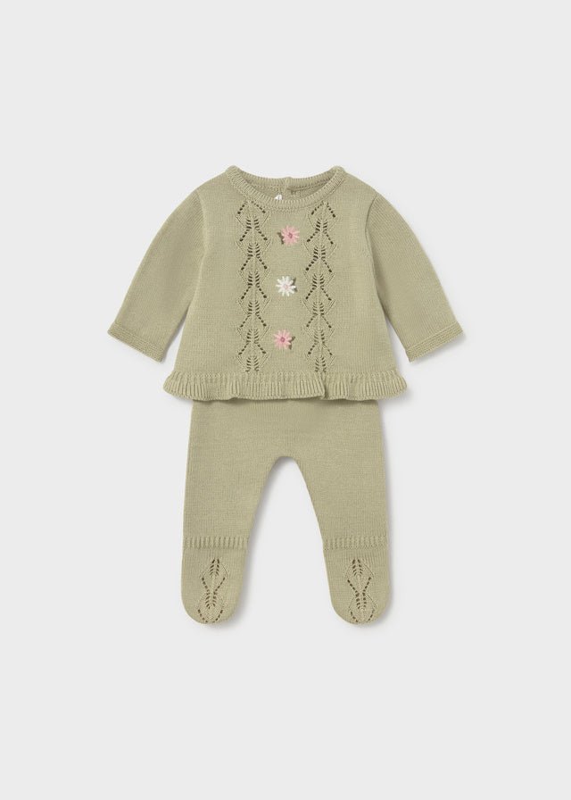 Completo ghettina maglia 2501 - Coccole e Ricami