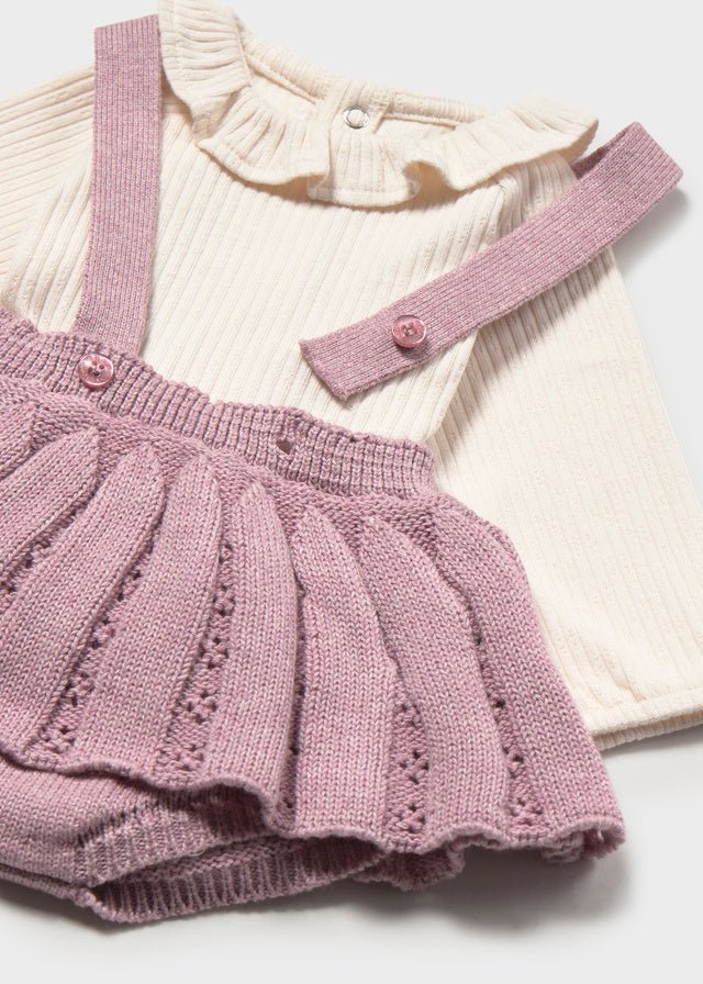 Completo gonna tricot 2804 - Coccole e Ricami