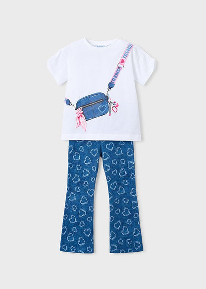Completo Leggings Bambina 3730 - Coccole e Ricami p.iva IT09642670583