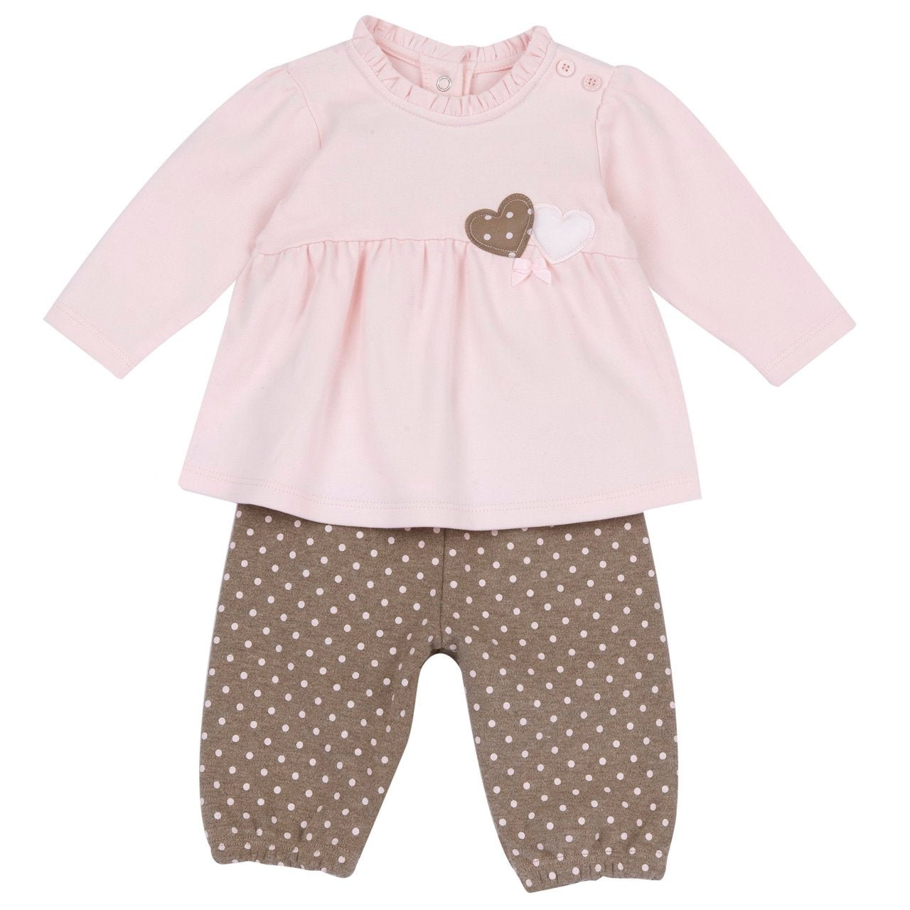 Completo Leggins Pois 100198 - Coccole e Ricami p.iva IT09642670583