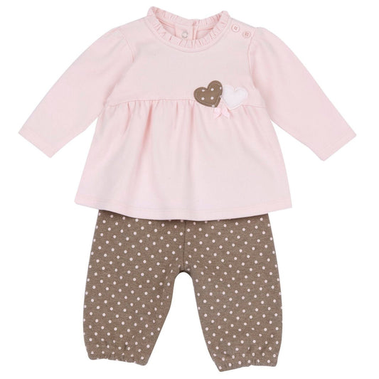Completo Leggins Pois 100198 - Coccole e Ricami p.iva IT09642670583