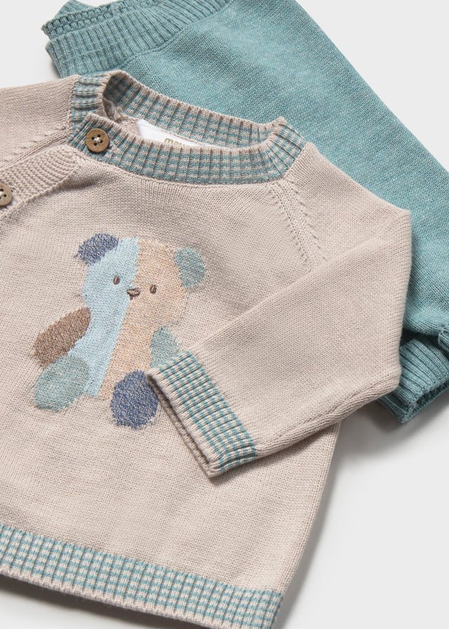 Completo maglia Orso 2523 - Coccole e Ricami