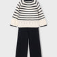 Completo Maglia Righe 4582 - Coccole e Ricami p.iva IT09642670583