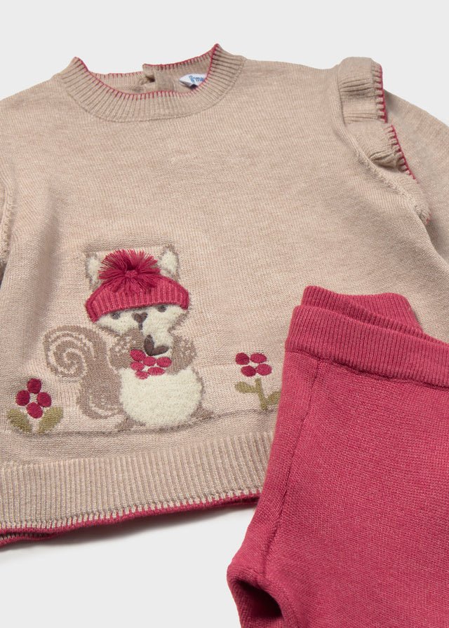 Completo Maglia Scoiattolo 2557 - Coccole e Ricami
