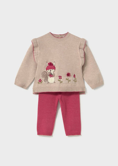 Completo Maglia Scoiattolo 2557 - Coccole e Ricami