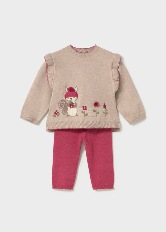 Completo Maglia Scoiattolo 2557 - Coccole e Ricami