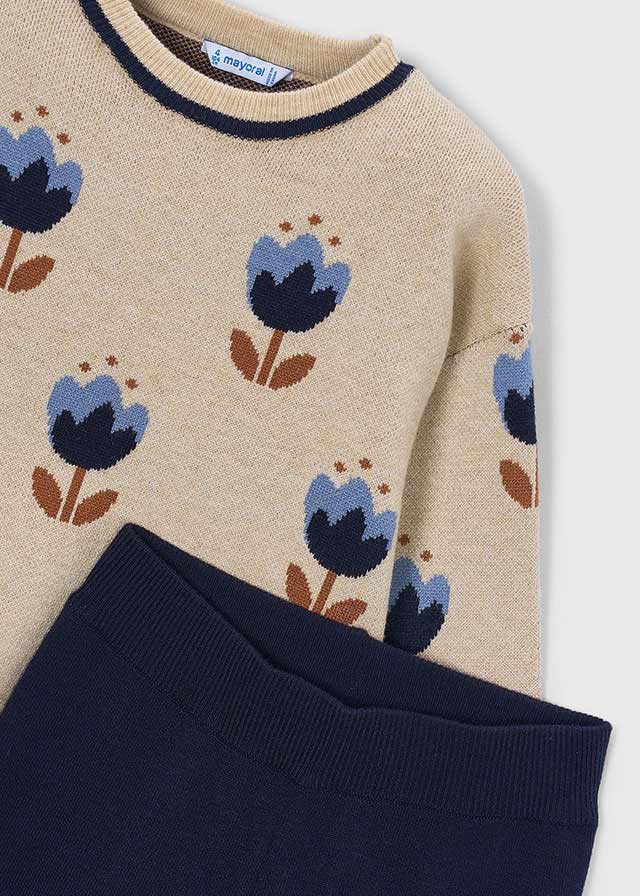 Completo Maglia Tulipani 4527 - Coccole e Ricami