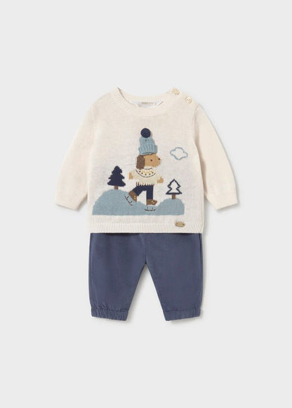 Completo maglione Bimbo 2533 - Coccole e Ricami