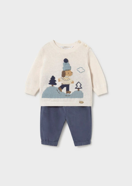Completo maglione Bimbo 2533 - Coccole e Ricami