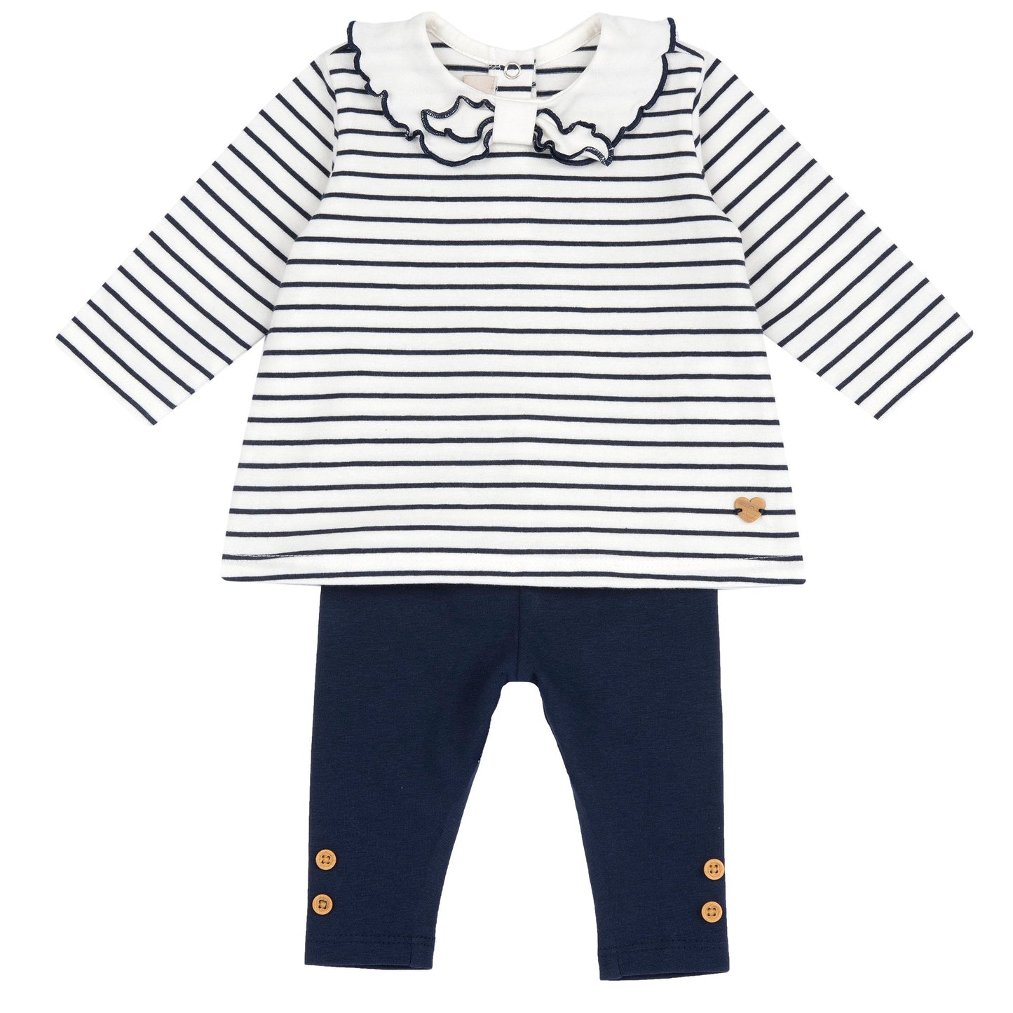 Completo Righe Leggings 101193 - Coccole e Ricami p.iva IT09642670583