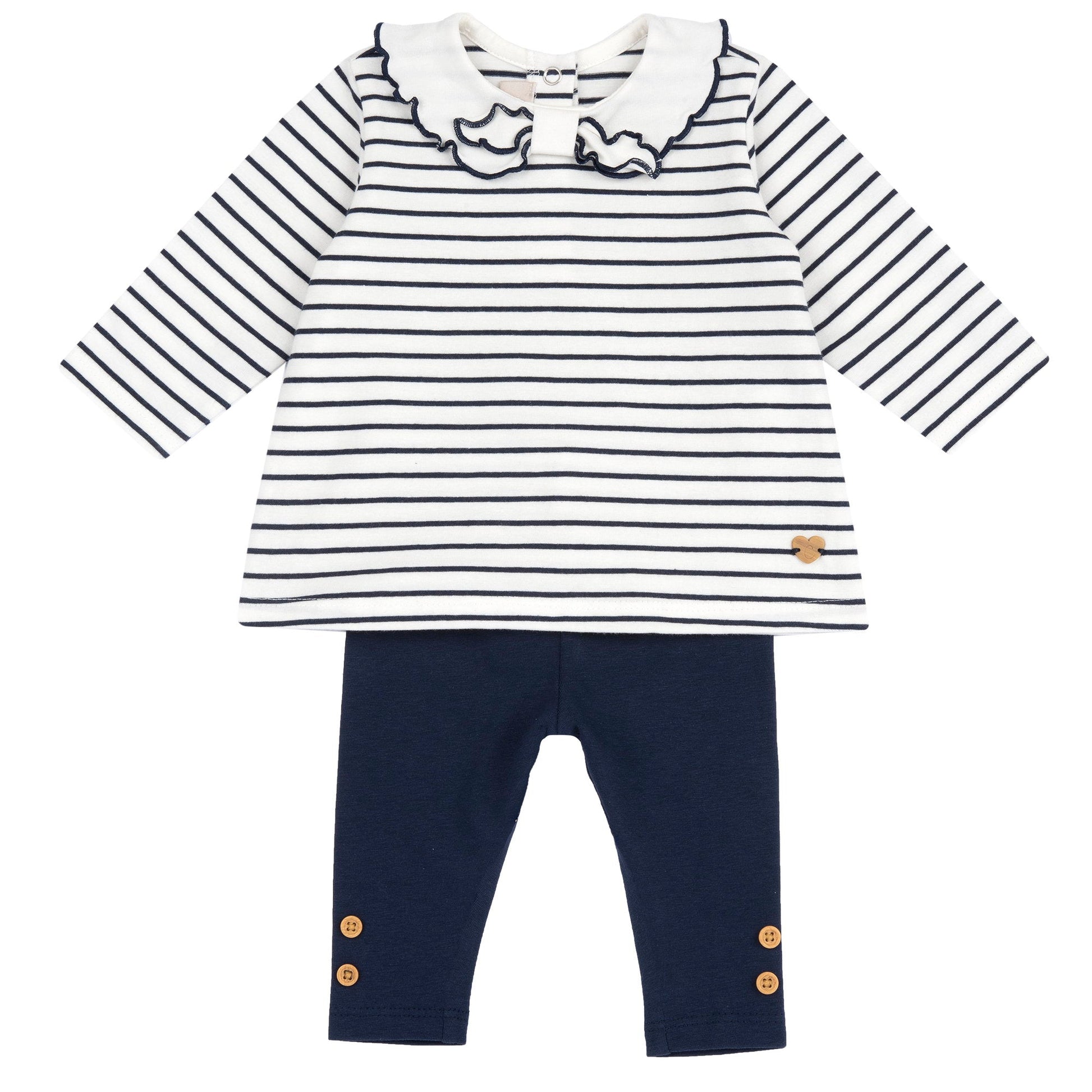 Completo Righe Leggings 101193 - Coccole e Ricami p.iva IT09642670583