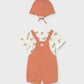 Completo Salopette + Cappello 1663 - Coccole e Ricami p.iva IT09642670583