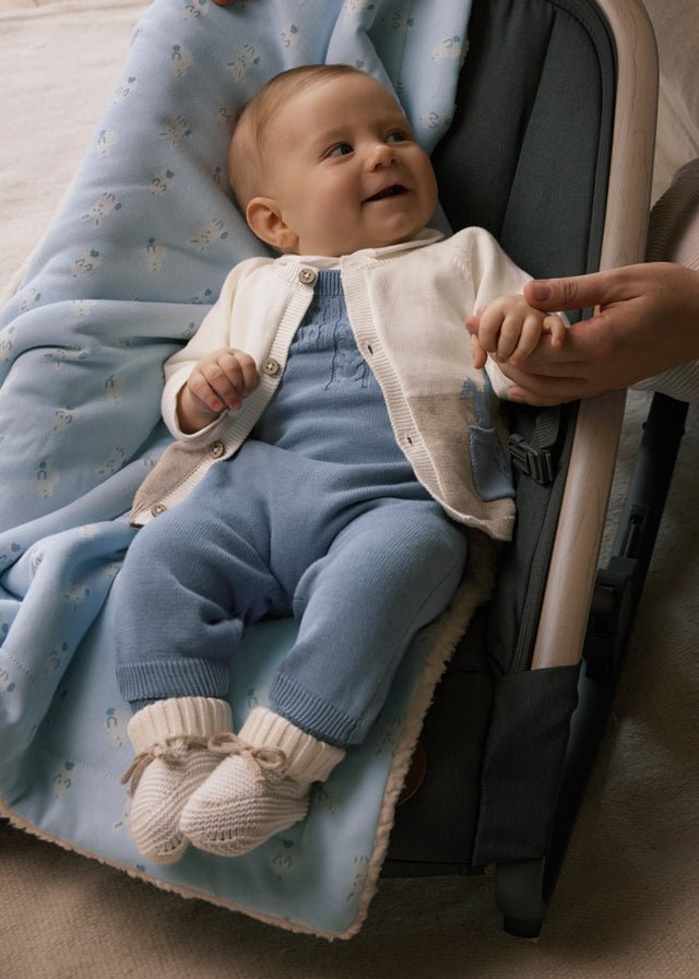 Completo Salopette Maglia 2617 - Coccole e Ricami p.iva IT09642670583