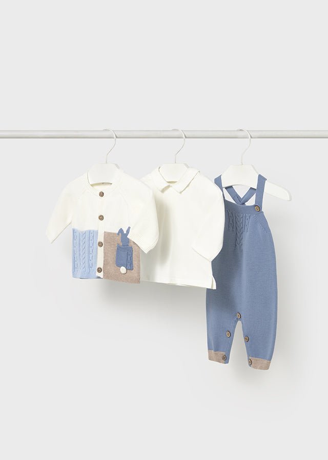Completo Salopette Maglia 2617 - Coccole e Ricami p.iva IT09642670583