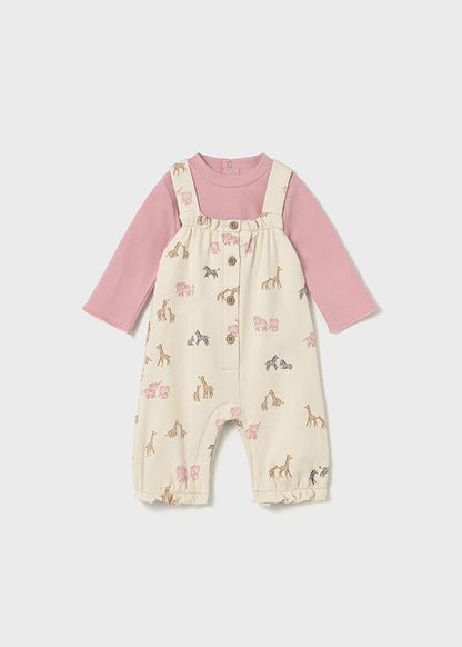 Completo Salopette Neonata 2606 - Coccole e Ricami p.iva IT09642670583