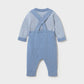Completo Salopette tricot 2603 - Coccole e Ricami