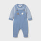 Completo Salopette tricot 2603 - Coccole e Ricami