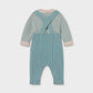 Completo Salopette tricot 2603 - Coccole e Ricami
