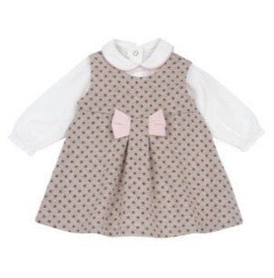 Completo Scamiciata Pois 100193 - Coccole e Ricami p.iva IT09642670583