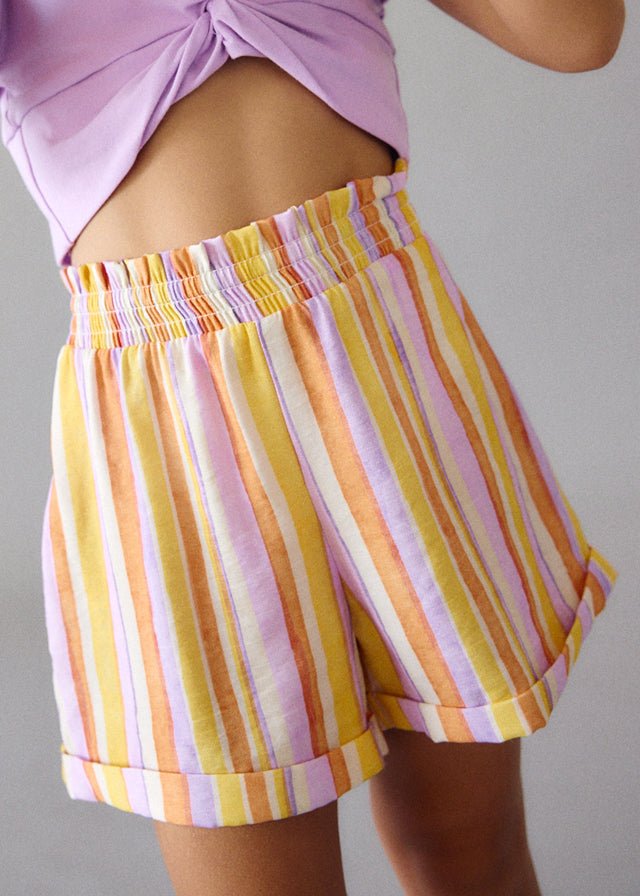 Completo Short Righe 3227 - Coccole e Ricami p.iva IT09642670583
