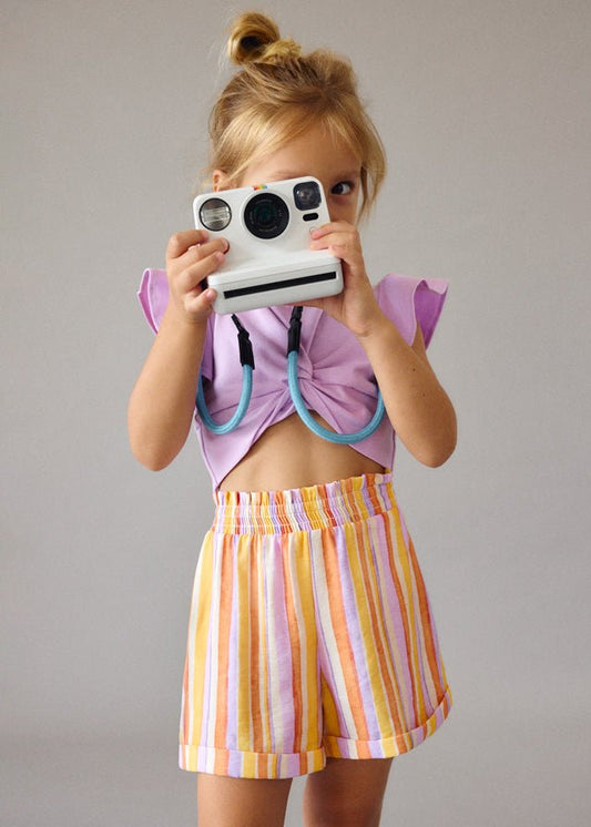 Completo Short Righe 3227 - Coccole e Ricami p.iva IT09642670583