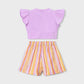 Completo Short Righe 3227 - Coccole e Ricami p.iva IT09642670583