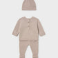 Completo tricot con cappello 2503 - Coccole e Ricami