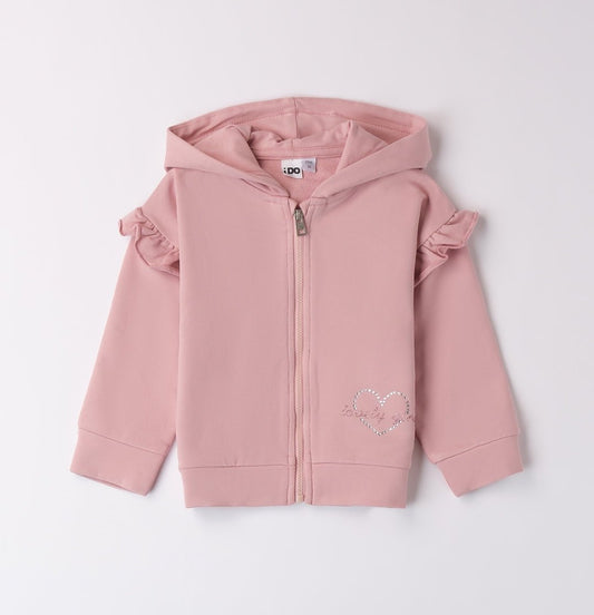 Felpa Cappuccio Bambina - Coccole e Ricami p.iva IT09642670583