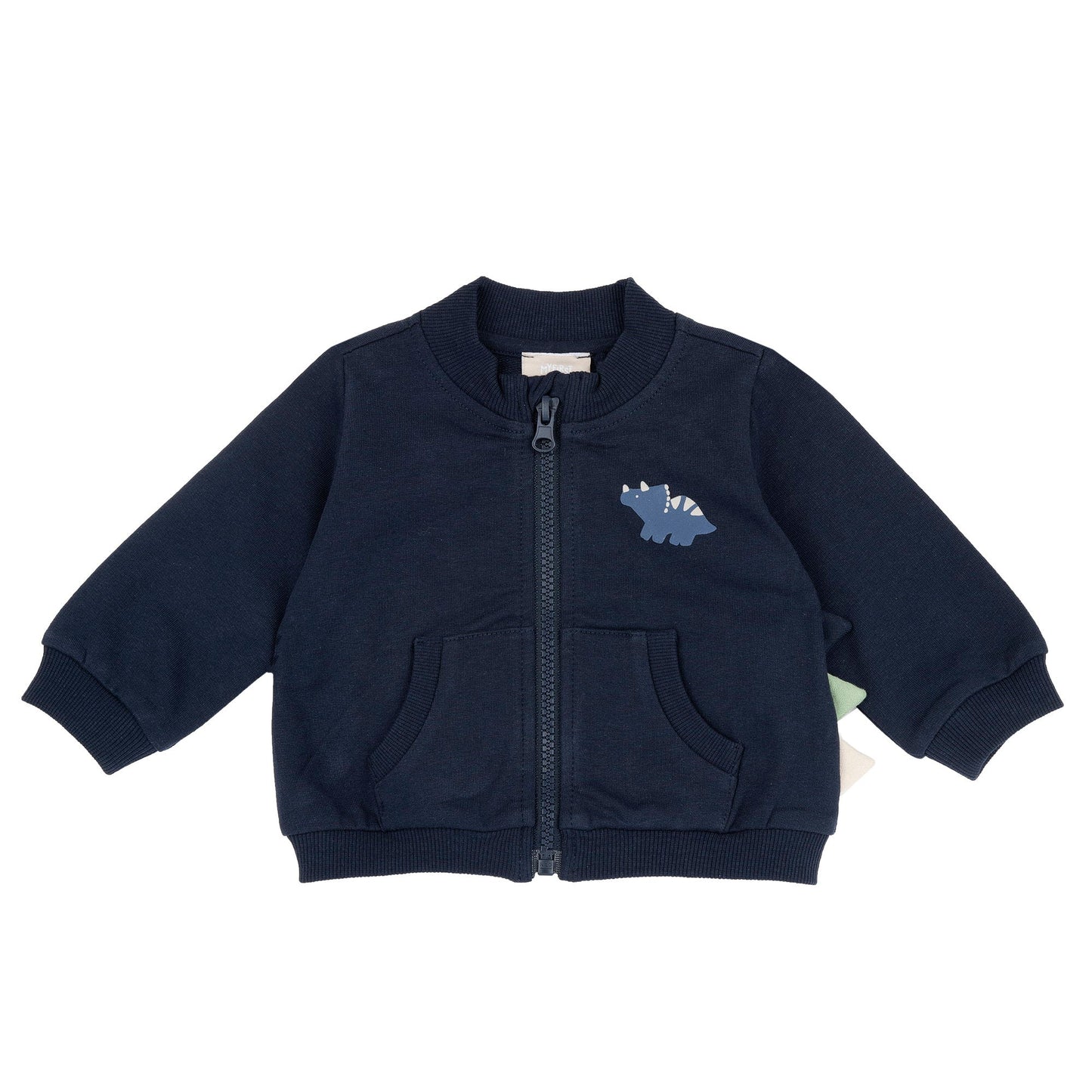 Felpa Zip DINO 101249 - Coccole e Ricami p.iva IT09642670583