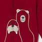 Felpa Zip Tricheco 2428 - Coccole e Ricami p.iva IT09642670583