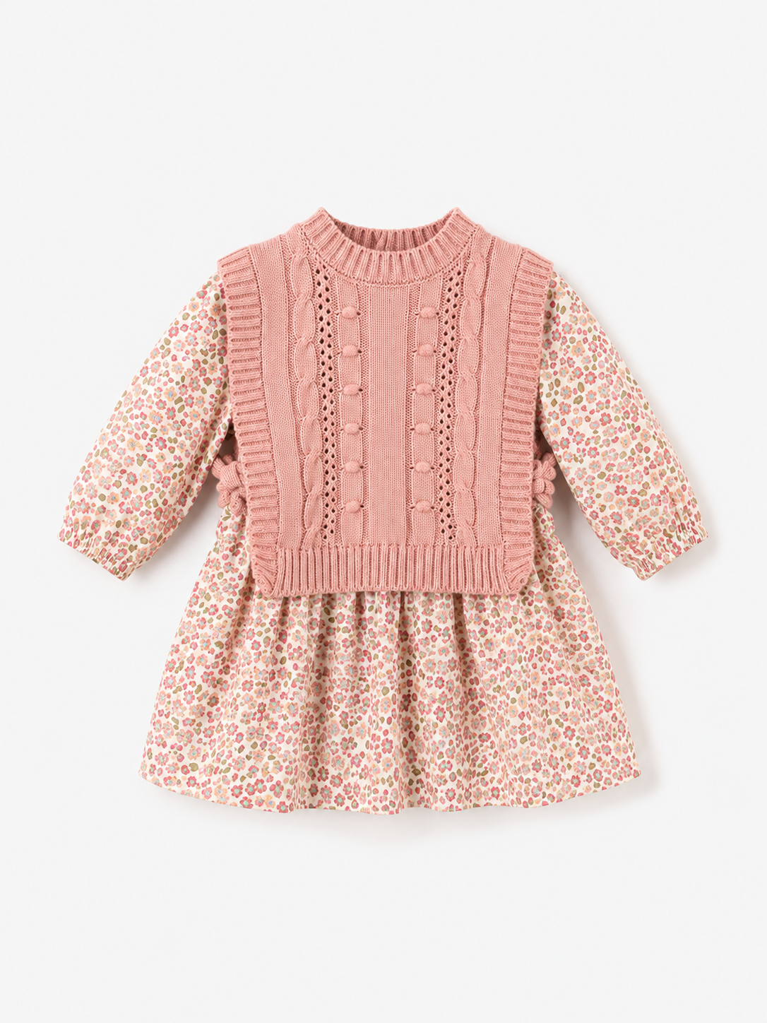 Abito con gilet tricot   2821