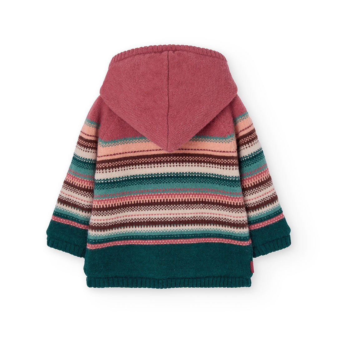 Giacca Maglia Righe 232186 - Coccole e Ricami p.iva IT09642670583