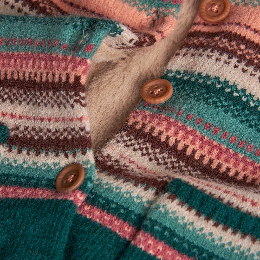 Giacca Maglia Righe 232186 - Coccole e Ricami p.iva IT09642670583