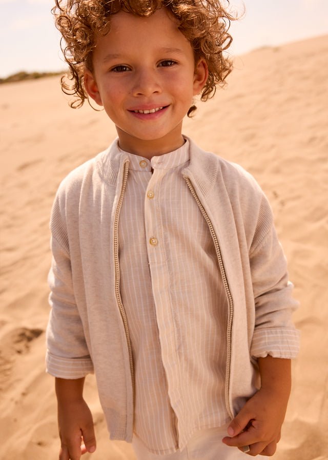 Giacchino Filo Zip 3382 - Coccole e Ricami p.iva IT09642670583