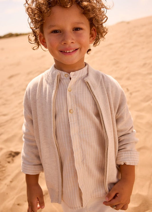 Giacchino Filo Zip 3382 - Coccole e Ricami p.iva IT09642670583