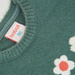 Gilet Maglia Fiori 334099 - Coccole e Ricami p.iva IT09642670583