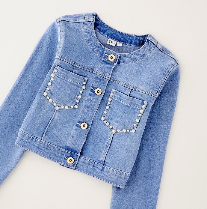 Giubbino Jeans 4G760 - Coccole e Ricami p.iva IT09642670583
