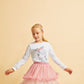 Gonna Tulle Balze JGI94780 - Coccole e Ricami p.iva IT09642670583