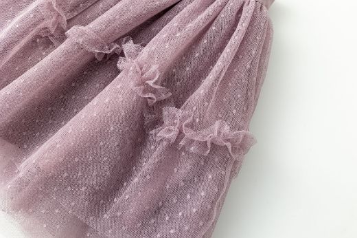 Gonna Tulle Plumetis JGI93790 - Coccole e Ricami p.iva IT09642670583