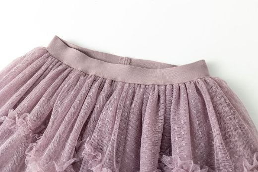 Gonna Tulle Plumetis JGI93790 - Coccole e Ricami p.iva IT09642670583