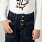 Jeans Bambina Palazzo - Coccole e Ricami